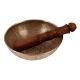 Traditional Om Singing Bowl in Antique Finish