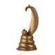 Indian Brass Lingam with Cobra Statue