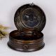 Dark Finish Brass Jewelry Box for Storage