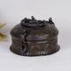 Indian Vintage Brass Jewelry Box in Brown Finish