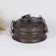 Indian Vintage Brass Jewelry Box in Brown Finish