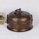 Sturdy Brass Jewelry Box in Antique Brown Finish