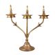 South Indian Brass Oil Lamp in Antique Finish