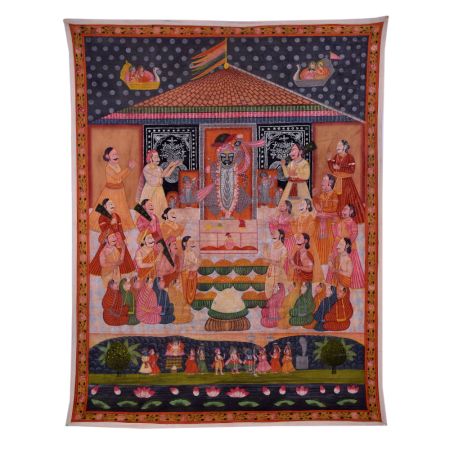 Pichwai Art Annakut Srinathji Painting