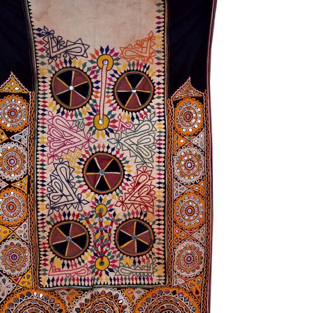 Vintage Dhaniya Cloth Wall Hanging