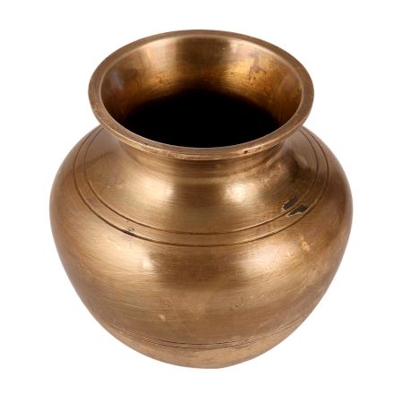 Handmade Lota or Water Pot for Indoor Decoration