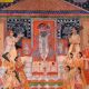Sreenathji Pichwai Design Painting Of Aarti With Followers