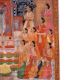 Sreenathji Pichwai Design Painting Of Aarti With Followers