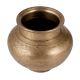Antique Brown Brass Water Pot or Lota for Decor