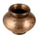 Traditional Brown Holy Pot Lota Made of Brass