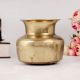 Beautiful Brass Golden Coloured Pot for Decoration