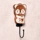 Brown Wooden Panda Wall Hooks