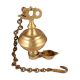 Hanging Om Oil Lamp Made of Premium Brass