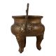 Handmade Brass Pot with Lion Head Handles