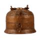 Round Brown Jewelry Box Made of Copper