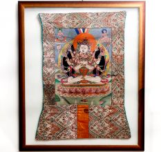 Beautiful Namgyalma Tibetan Thangka Painting for Decor & Collection