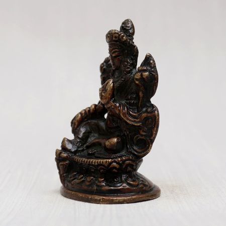 Handcrafted Goddess Tara Copper Statue for Decoration