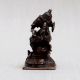 Vintage Copper Statue of Lord Ganesha in Antique Finish