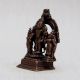 Copper Statue of Lord Perumal with Sridevi & Bhudevi for Worship