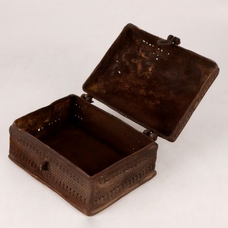 High-Quality Brass Jewelry Box in Antique Finish
