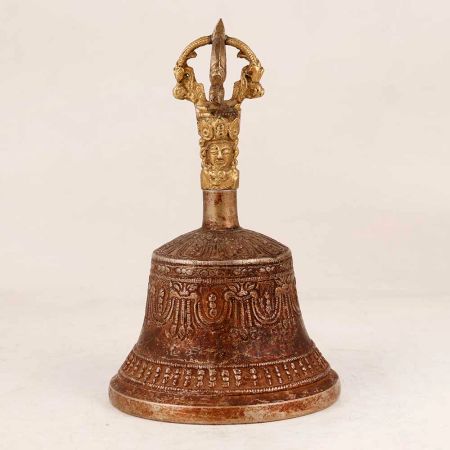 Handcrafted Temple Bell Made of Bell Metal