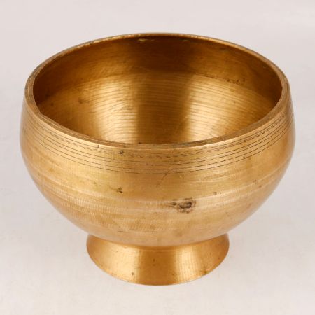 Golden Brass Pot for Home & Office Decor