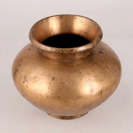 South Indian Brass Water Pot for Flower Decoration