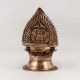 Handmade Small Brass Gajalakshmi Oil Lamp for Prayer Room