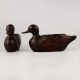 Handmade Brass & Copper Duck for Decoration in Pair of 2