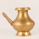 Glossy Golden Brass Water Pot with Spout