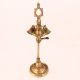 Handmade South Indian Brass Oil Lamp for Decor