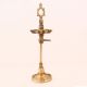 Handmade South Indian Brass Oil Lamp for Decor