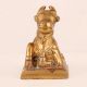 Golden Brass Nandi Statue for Prayer Room