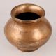 Antique Brown Brass Water Pot for Hindu Rituals