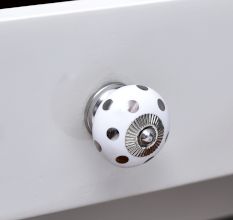 Silver Dot Ceramic Dresser Knobs Online