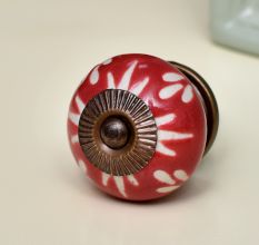 Red Etched Ceramic Knob-04