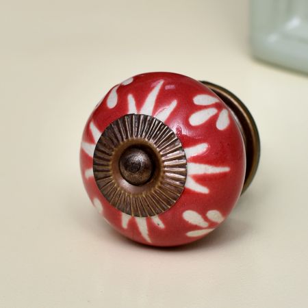 Red Etched Ceramic Knob-04