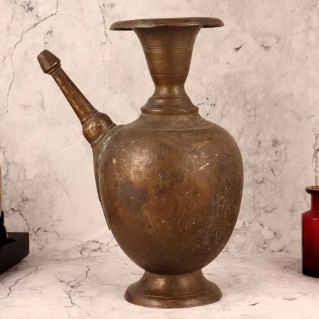 Vintage Handmade Brass Pot for Flower Decoration