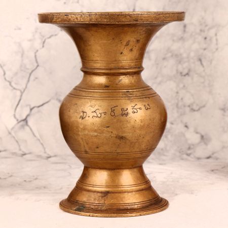 Indian High-Quality Brass Flower Pot for Decor
