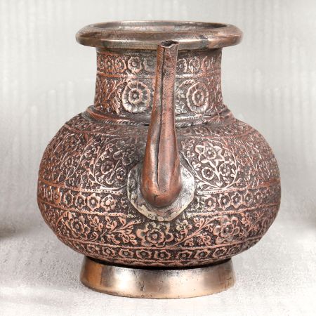 Vintage Copper Water Pot with Spout for Decoration
