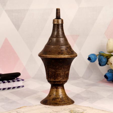 Handmade Oil Lamp Base Made of Brass for Decor