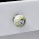 Lime Green Flower Knob