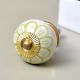 Lime Green Flower Knob