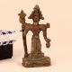 Vintage Brass Statue of Hindu God for Worship