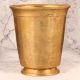 Handcrafted Premium Brass Glass in Golden Finish