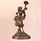 Vintage Brass Statue of Lady Standing for Decoration