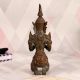 Vintage Handcrafted Brass Thai Angel Statue for Decoration