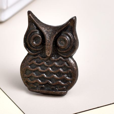 Owl Metal Dresser Knobs
