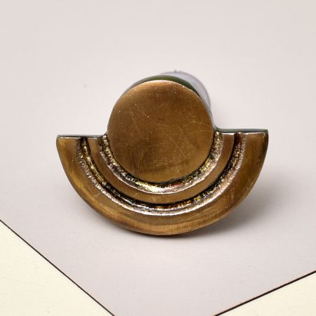 Antique Semi Circled Iron Cabinet Knob