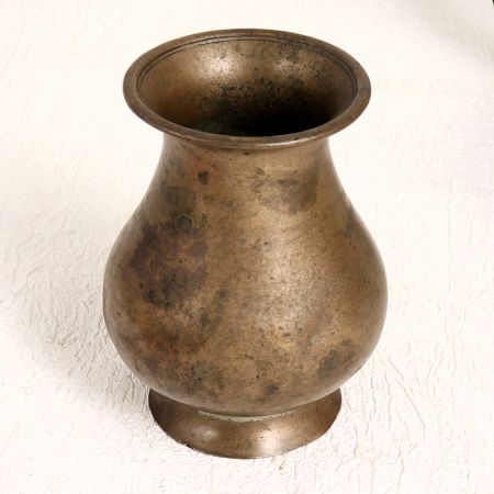 Handmade Vintage Brass Holy Pot in South Indian Art